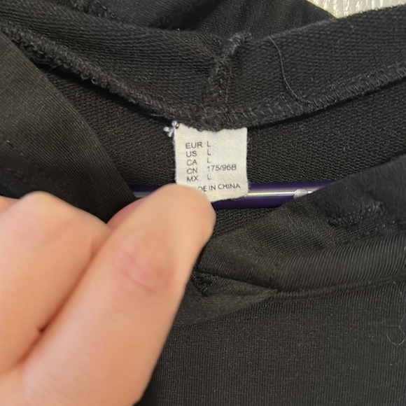 SweatyRocks Crop Rainbow Sweatshirt size L - Picture 5 of 8